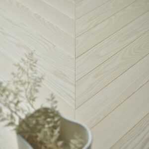 Timberwise Designparketti Chevron Classic, vaalea